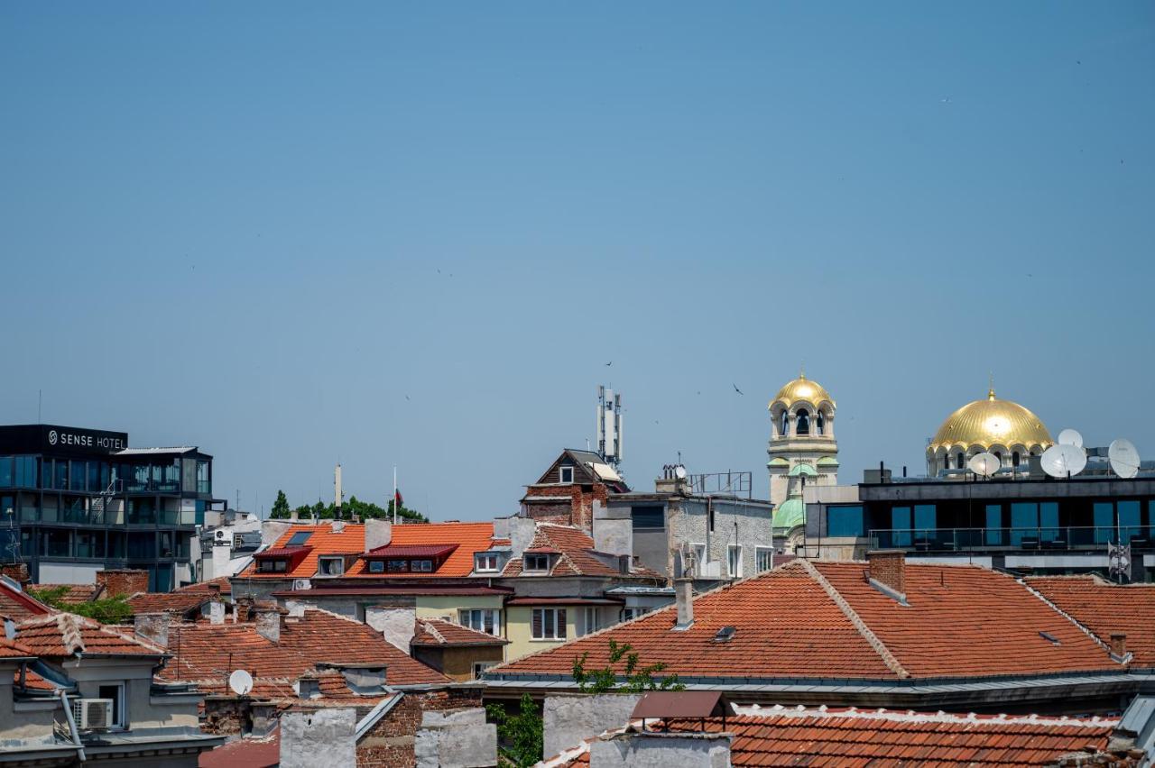 Sunny Studio With A View In Top Center Sofia Extérieur photo